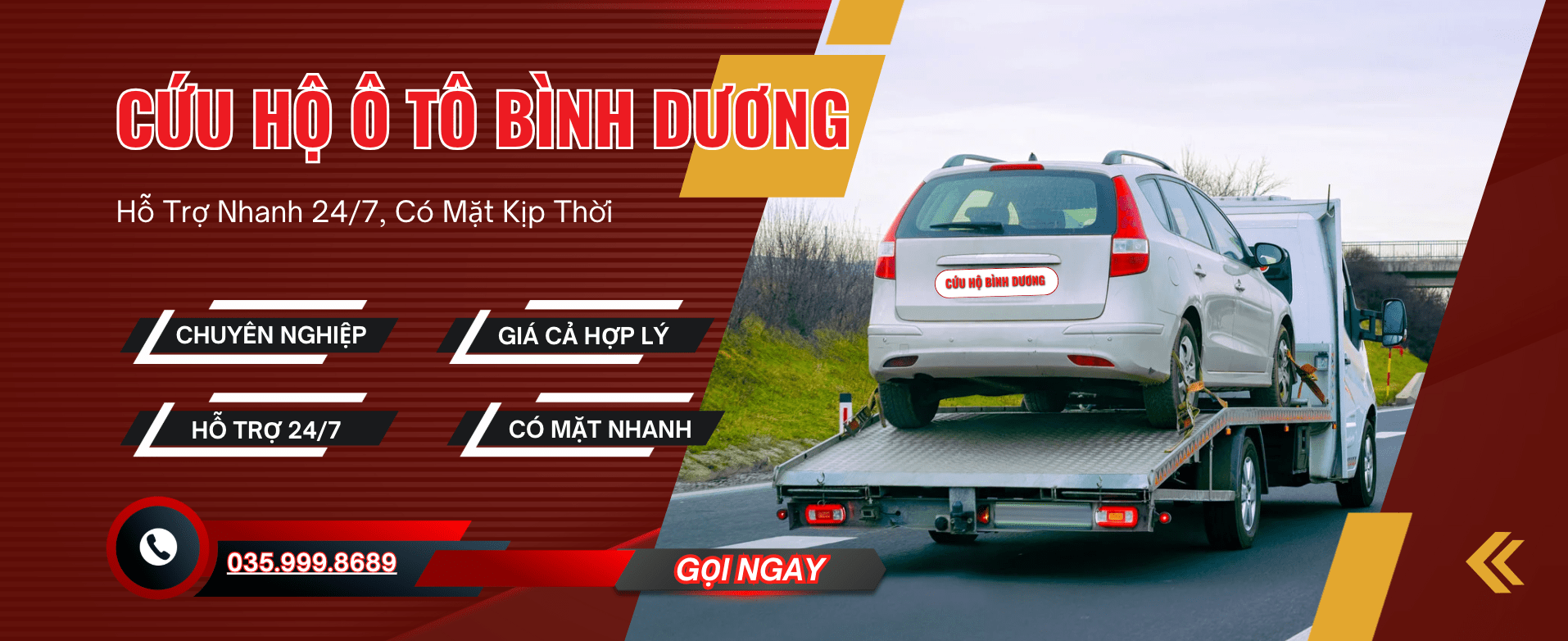 CỨU HỘ Ô TÔ BÌNH DƯƠNG 24/7